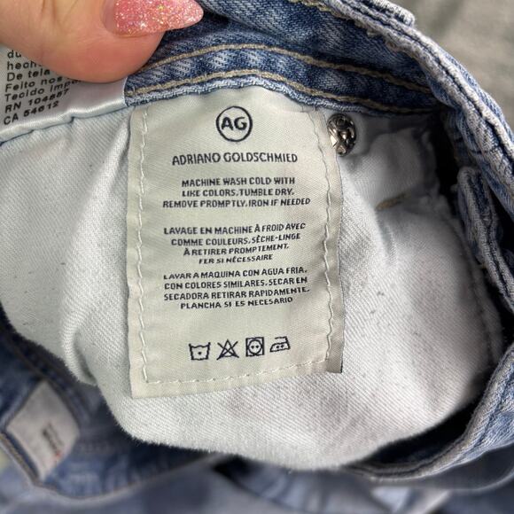 AG Adriano Goldschmeid Jeans Men 32 The Graduate Tailored Leg Casual Light Blue - Picture 4 of 12